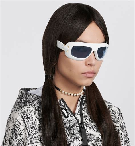 Lady 95.22 M1I White Mask Sunglasses 